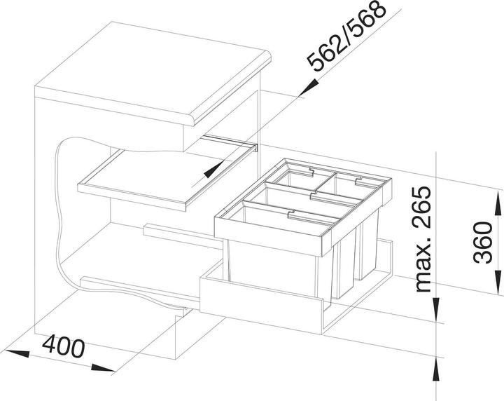 Immagine prodotto Blanco Flexon II 60/4 (42 l)