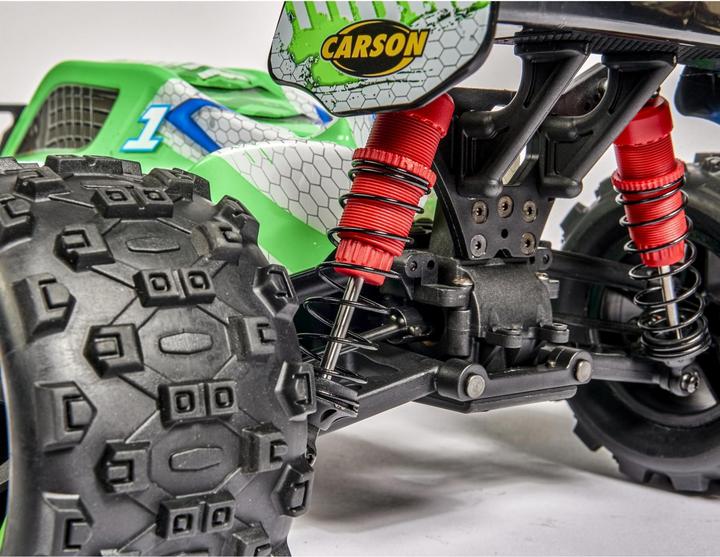 Image du produit Carson X10 Monster Warrior XL 2.0 Electro Brushed Monster Truck 4WD 1:10 100%-RTR (RTR Prêt à fonctionner)