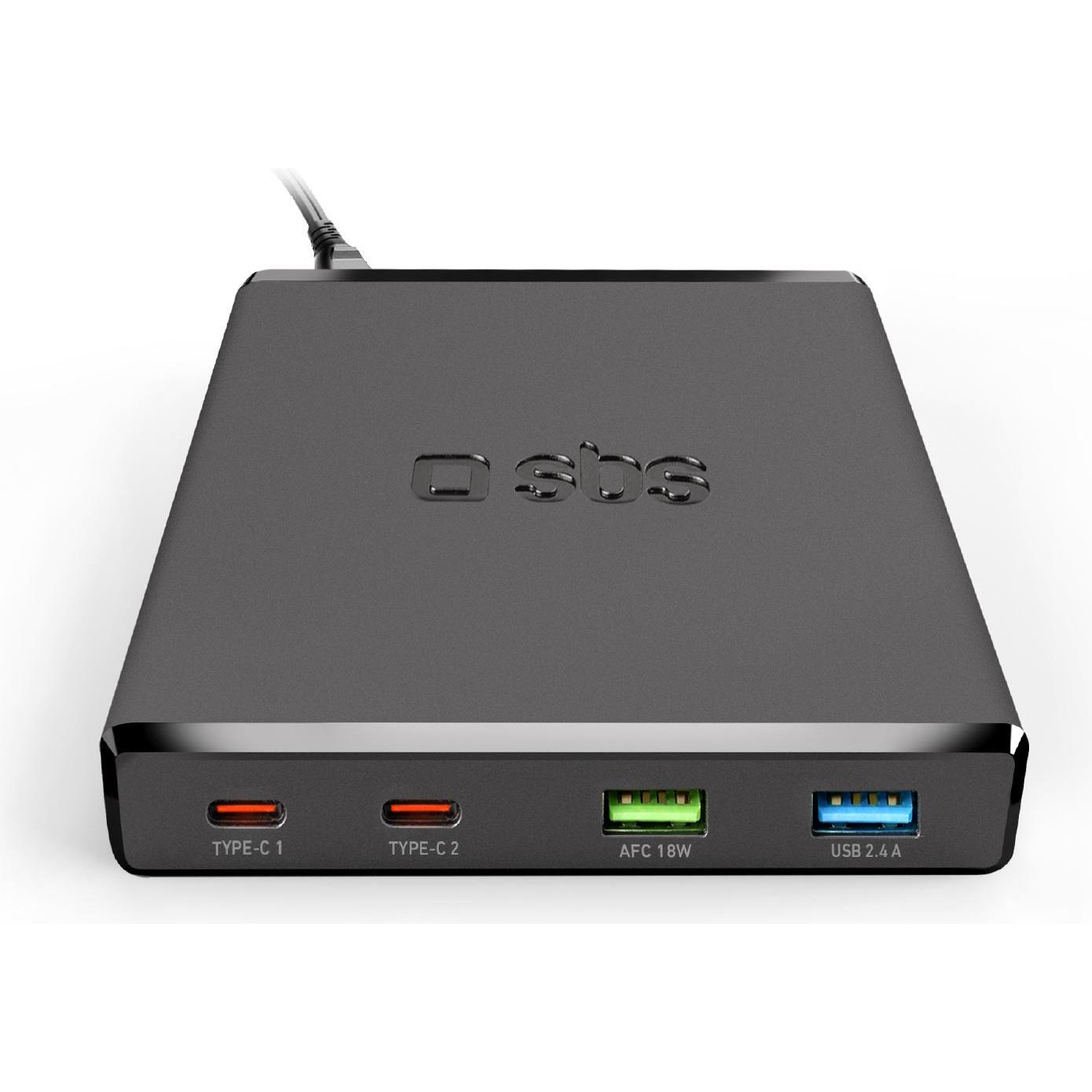 Thumbnail - SBS GaN-Ladestation (75 W), USB Ladegerät, Schwarz