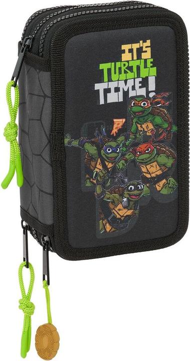 Safta Turtles "TMNT" - pencil case incl. pencils, sharpener, ruler and eraser (36 pieces)