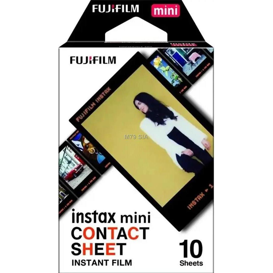 Fujifilm Instax Mini Contact Sheet film 10 gab. - Fotopapirs 8720094754048 (8720094754048), Sofortbildfilm, Schwarz