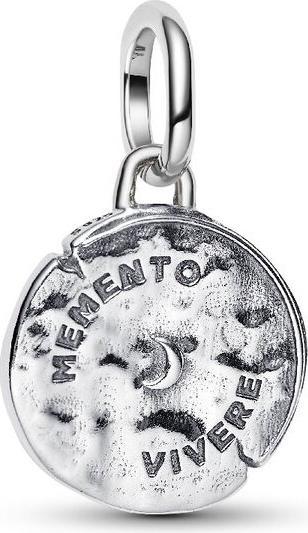 Immagine prodotto Pandora Ciondolo a forma di medaglione con serpente infinito (Argento 925)