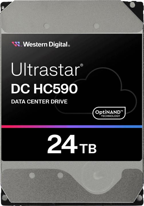 Image du produit WD Ultrastar DC HC590 3.5inch 26.1 24TB 512 7200RPM SAS ULTRA 512E SE P3 (24 To, 3.5", CMR)
