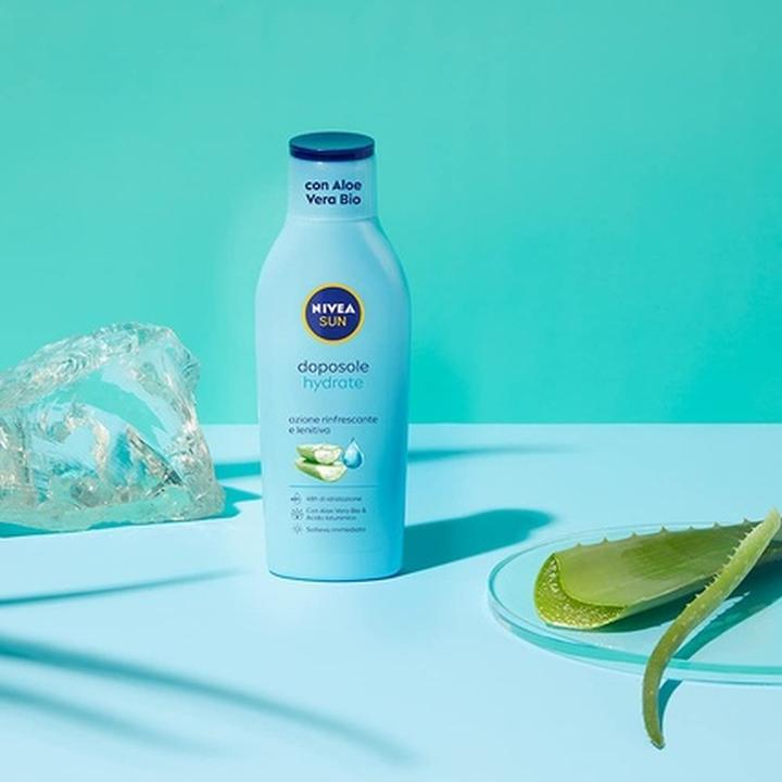 Image du produit NIVEA Lait Après Soleil Hydratant à l'Aloe Vera Bio et à l'Acide Hyaluronique 400ml (400 ml, Lotion après-soleil)