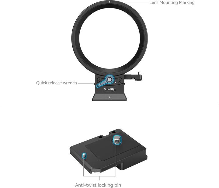 Actual product image SmallRig Mounting Plate Canon EOS R Series Kit Rotatable