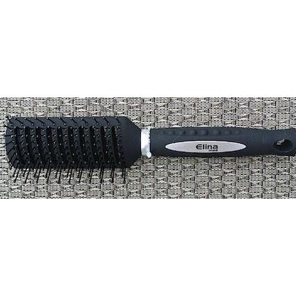 Magni, Haarbürste + Kamm, Osma Elina 40299 Luxus Wellnes Haarbürste Black 22cm schwarz-matt, Form:flach offen