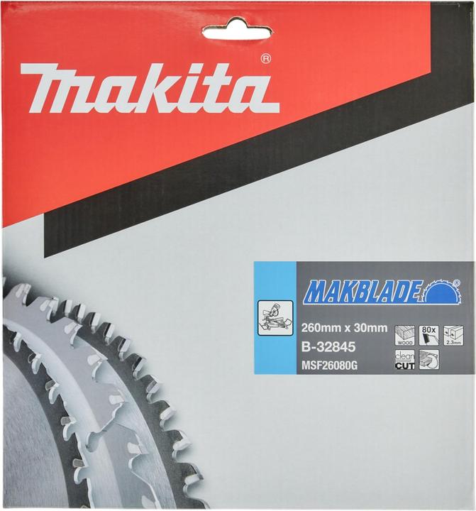 Productafbeelding Makita MAKBLADE zaagblad 260x30x80Z