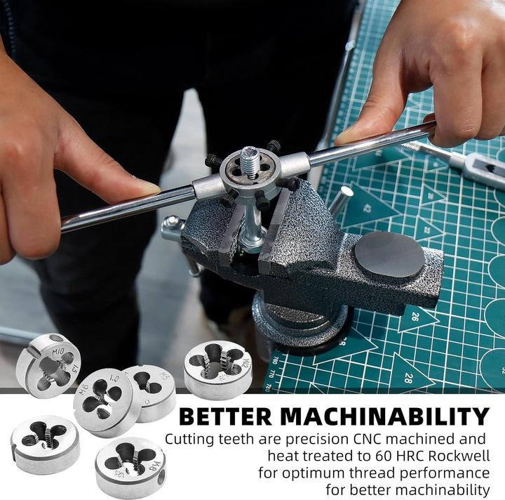 Produktbild CCLife Gewindeschneidsatz M3-M12