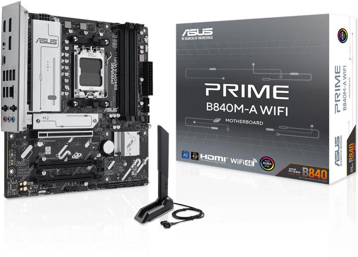 Productafbeelding ASUS PRIME B840M-A WIFI (AM5, AMD B840, mATX)