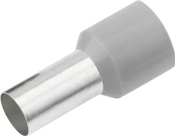 Produktbild Cimco 187123 Aderendhülse 2.5 mm² Teilisoliert Grau 100 St.