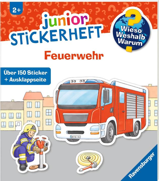 Produktbild Ravensburger Wieso? Weshalb? Warum? Junior Stickerheft Feuerwehr