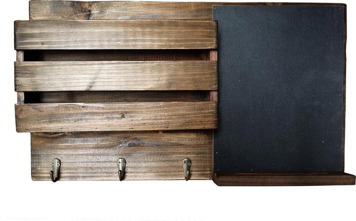 Image du produit HTI-Living Wandorganizer mit Tafel Natur Lino