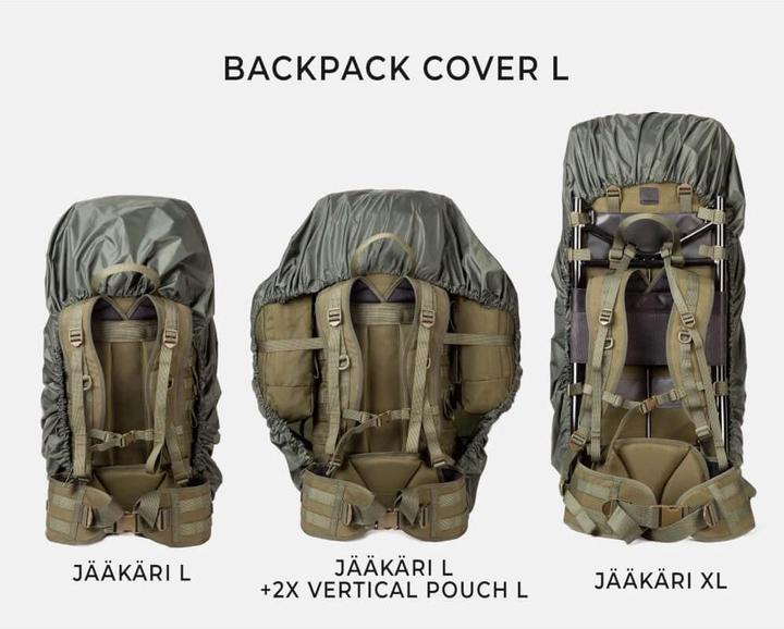 Actual product image Savotta Backpack rain cover L