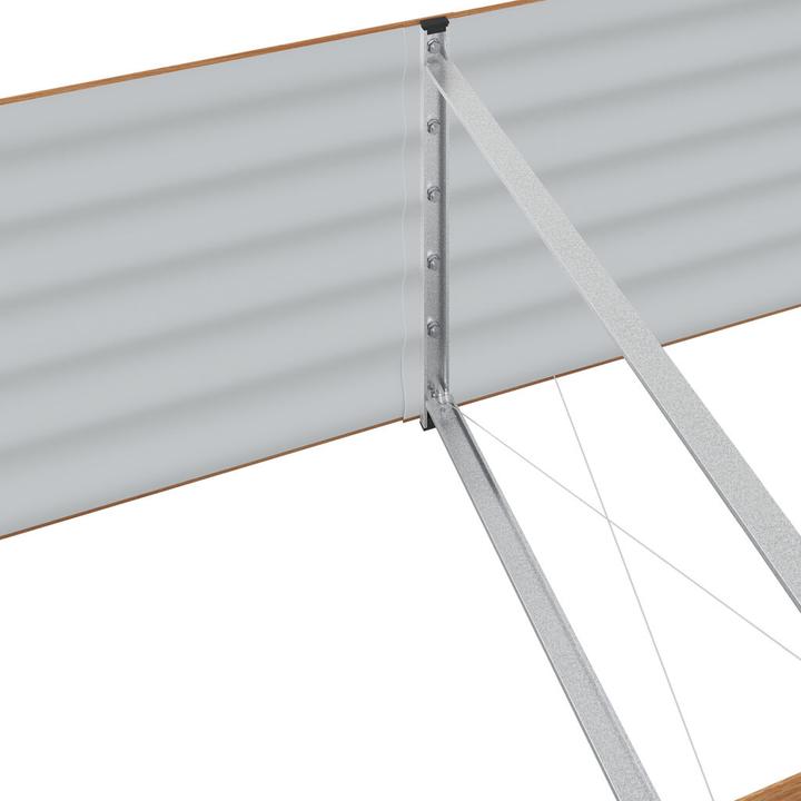 Produktbild vidaXL Metallpflanzer