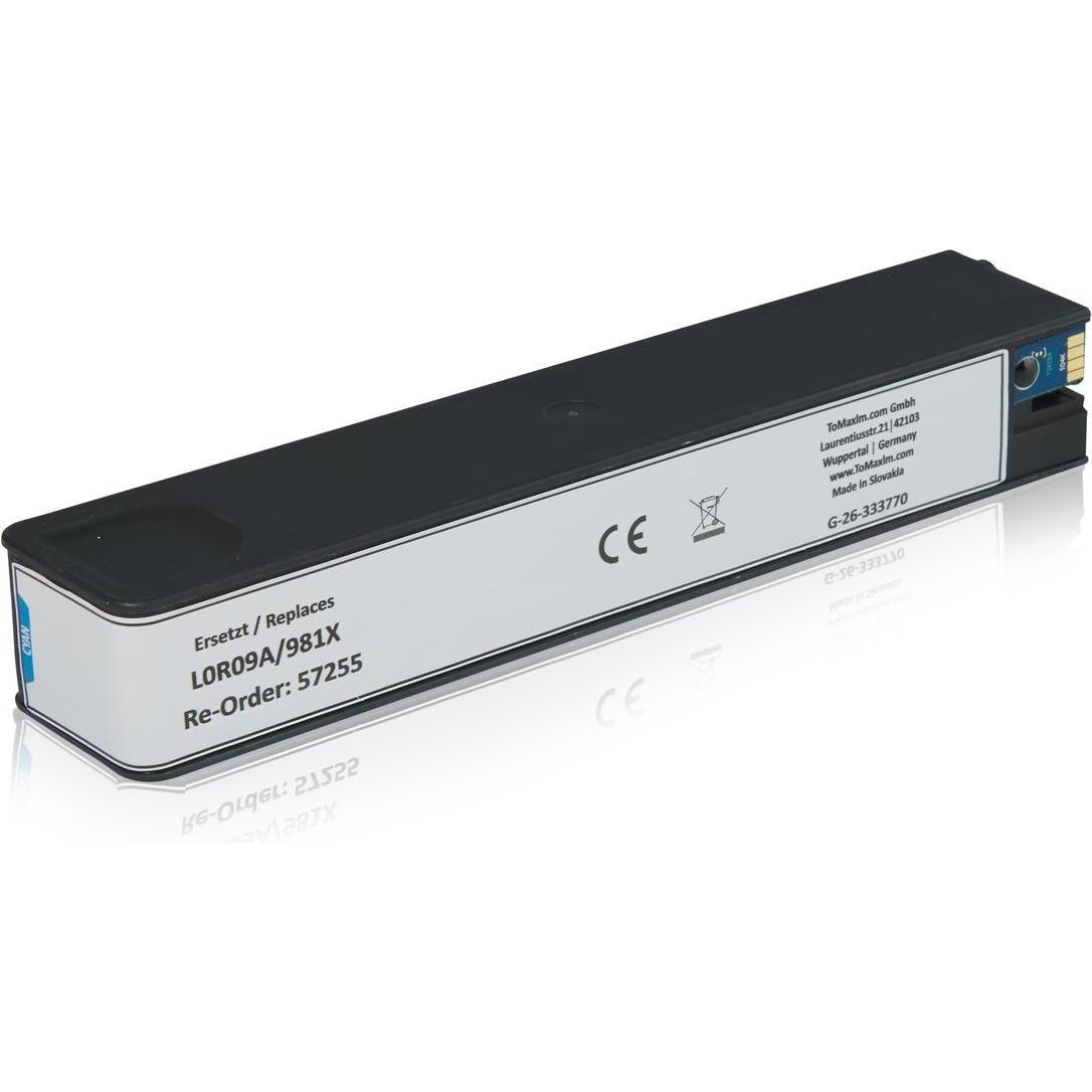 Inkadoo, Druckerpatrone, Druckerpatronen kompatibel zu HP L0R13A / 981Y Tintenpatrone, cyan Cyan (C)