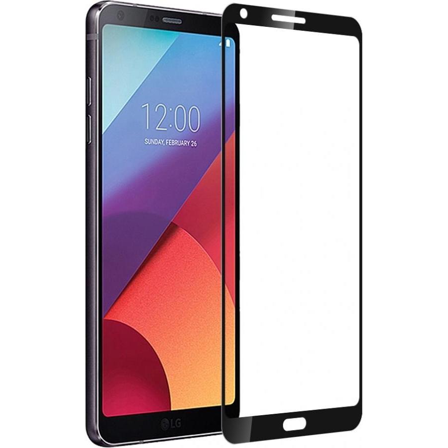 Thumbnail - Screenguard LG Q6 Full Screen Panzerglas Schutzfolie 2.5D 9H (1 Stück, LG Q6), Smartphone Schutzfolie, Schwarz