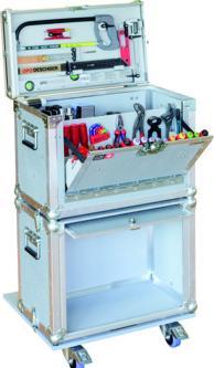 Produktbild OPO Leichtbau-Schreiner-Werkzeugkiste COMBI mit Unterbau (65 Teile)