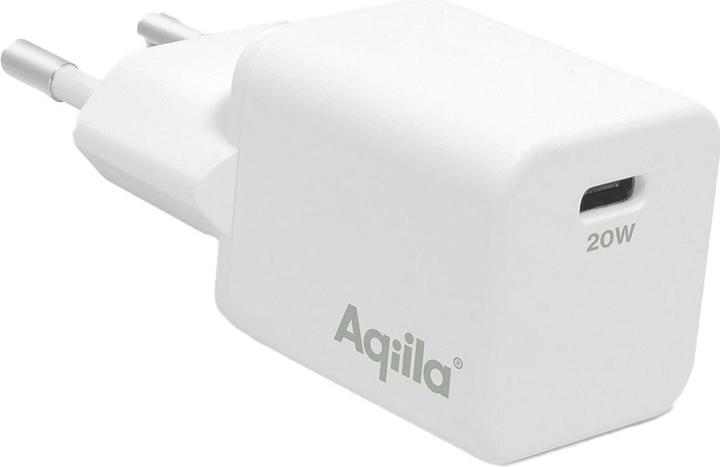 Aqiila Chargebird W1 - Wandlader, 20W PD - Wit (20 W, 1 portie)