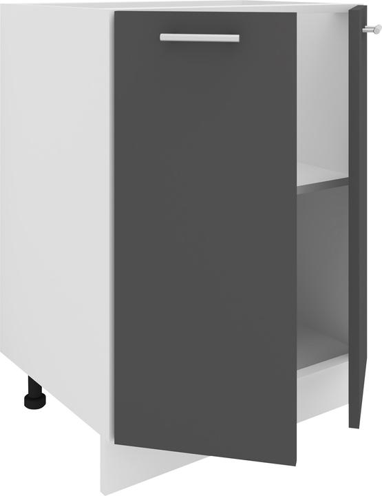 Immagine prodotto VCM Armadio da cucina Larghezza 60 cm Ante a battente Armadio Base Cucina Mobili Cucina Esilo (60 x 46 x 82 cm)