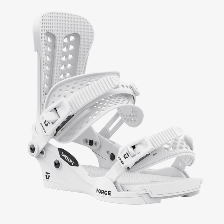 Union Force Classic Men's Snowboard Bindings - White-L (L)