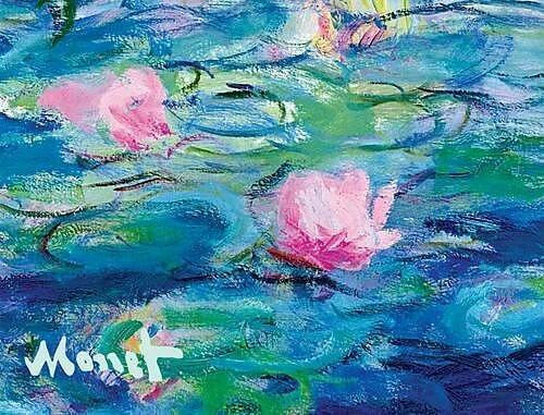 Monet Waterlilies Portfolio Notes (Anglais, Bibliothèque d'art Bridgeman, 2009)