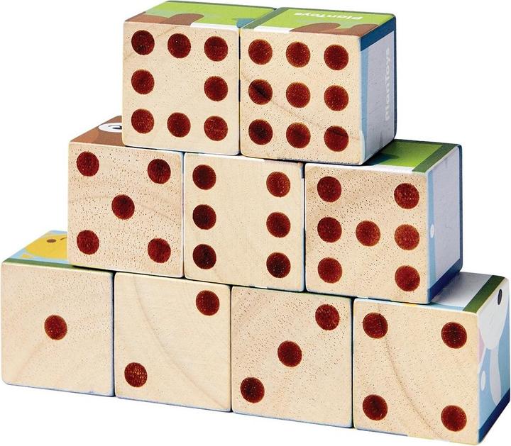 Produktbild Plantoys Tier Würfelpuzzle (9 Teile)