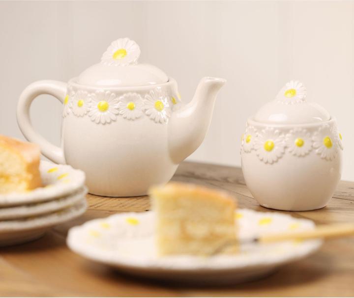 Actual product image Mars The Cottage Garden Teapot - Daisy