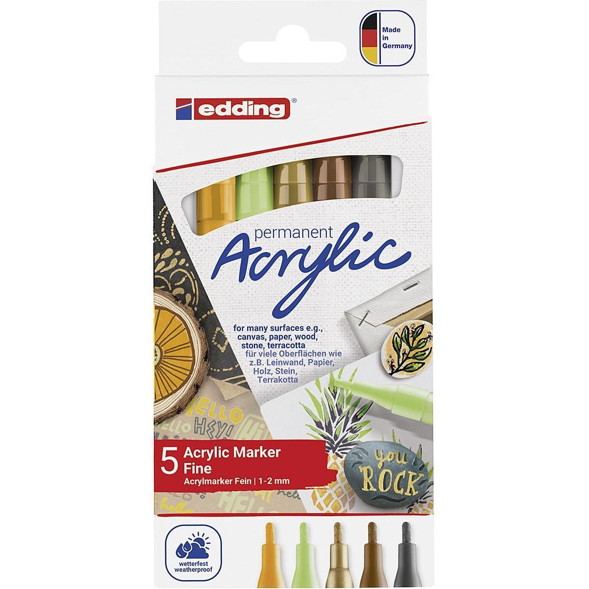 Edding, Evidenziatori, Acrylic Marker 5300 (5 X)
