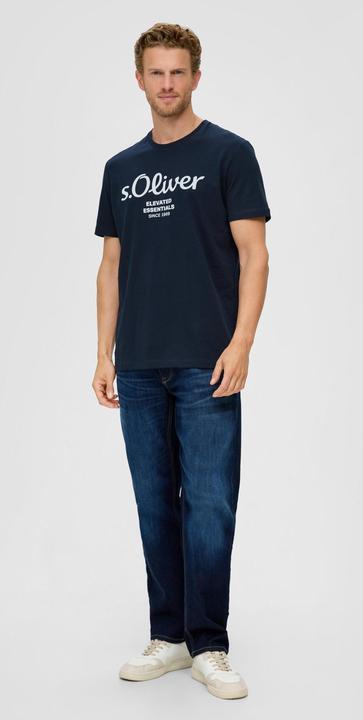 Actual product image S.Oliver T-Shirt Casual Bequem sitzend Logo T-Shirt (XXL)