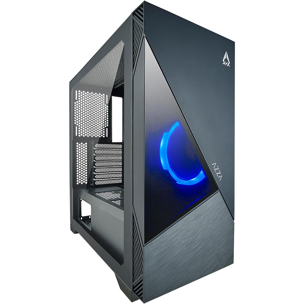 Linkworld Eclipse - Midi Tower - PC - Schwarz - ATX - 16,5 cm - 36 cm (ATX), PC Gehäuse, Schwarz