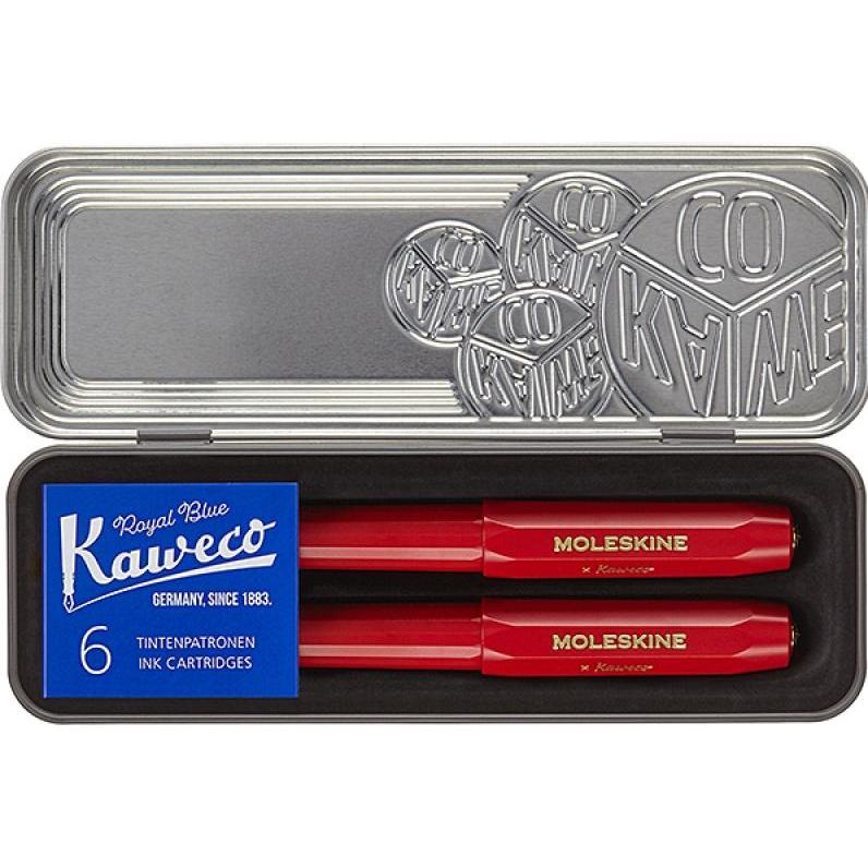 Moleskine MSK X KAWECO Stifte Set M Rot (Rot) (42287387)