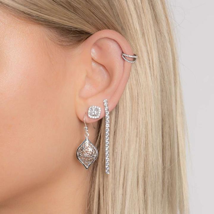 Actual product image Bijouteria Ear piercing (Crystal, Titanium)