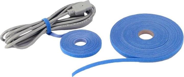 Actual product image Alantec Opaska rzepowa do kabli szer. 9mm długość 5m niebieska (9 mm)