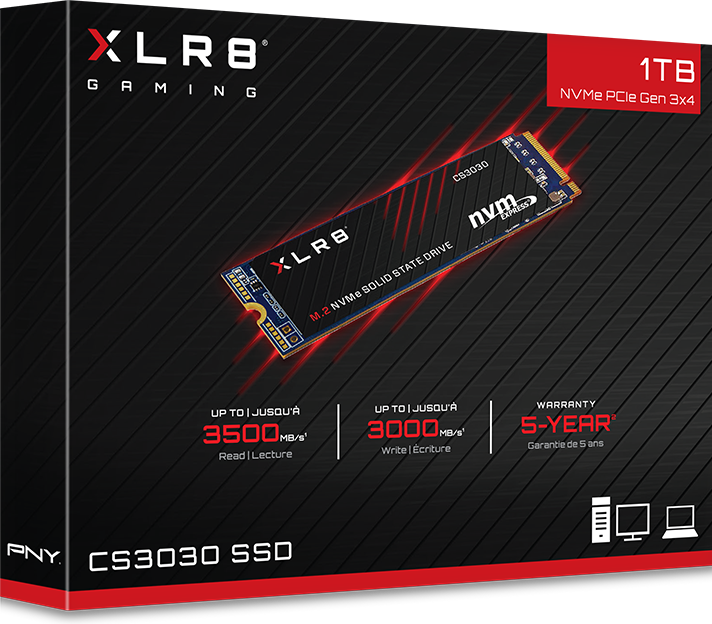 Produktbild PNY XLR8 CS3030 (1000 GB, M.2 2280)