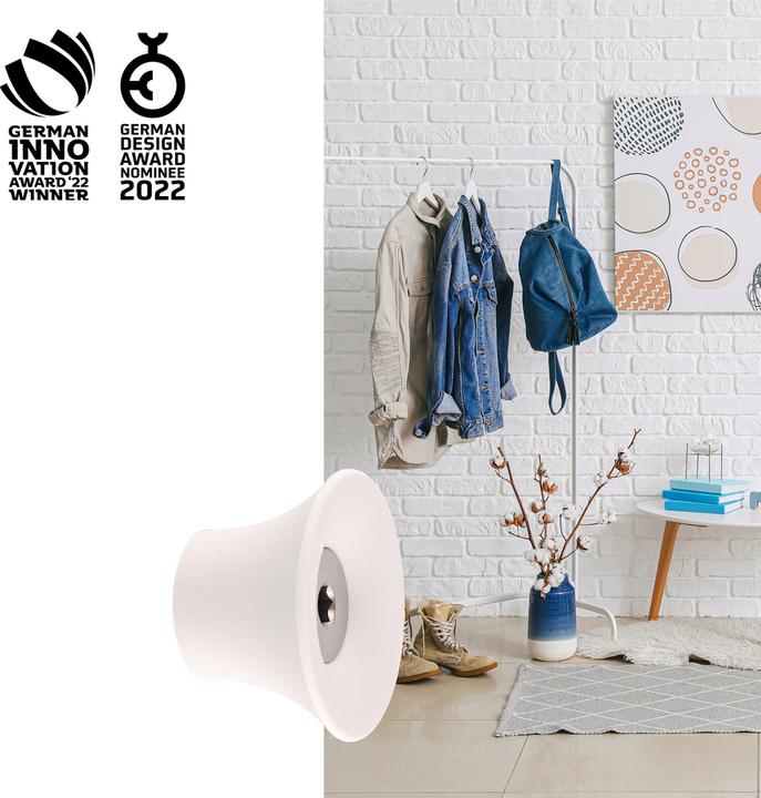Actual product image Wagner System design yourself coat hook TULIP GH 0313 with 1 hook grey, 1 pc.