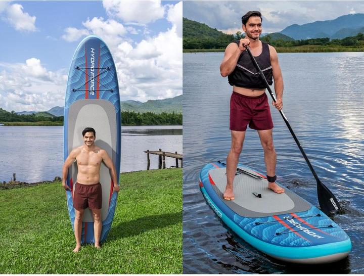 Actual product image Bestway Hydro Force Oceana CompactAir Inflatable Stand-Up Paddleboard Set with Built-in Pump 3.05 m