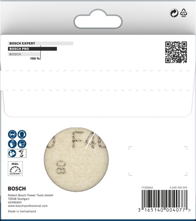 Actual product image Bosch Professional Zubehör PRO F460 sanding sheet, 125 mm, G180 (180)