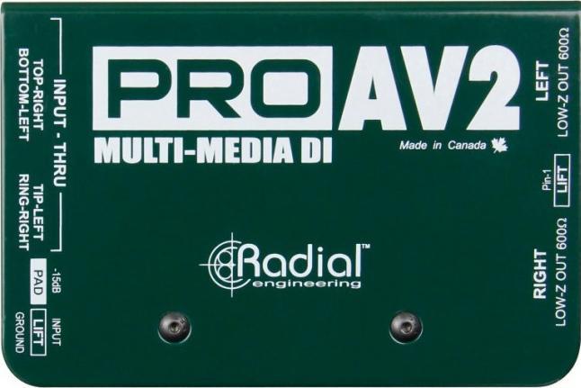Image du produit Radial ProAV2 (Passif, Couples)