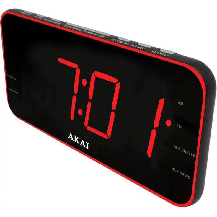 Akai Professional, Wecker, ACR-3899 radio Clock Digital Black