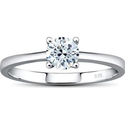 Silvego, Ring, Silver ring MADISON with Swarovski Zirconia JJJR2339sw - Circuit: 47 mm, (47, 925 Silber)