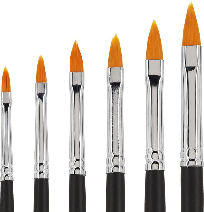 Produktbild VBS Katzenzungenpinsel "BASIC", 6er-Set (11.30 mm)