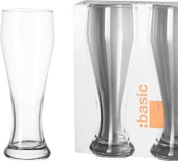 Immagine prodotto Montana Furniture Vetro per birra Basic 655 ml, 2 pezzi, trasparente (0.66 l, 2 x)