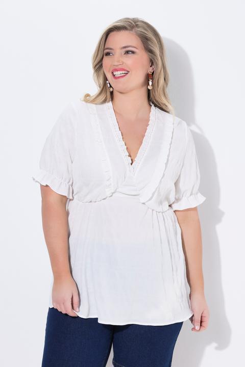 Produktbild Miamoda Bluse, A-Linie, Rüschen, Halbarm (56)