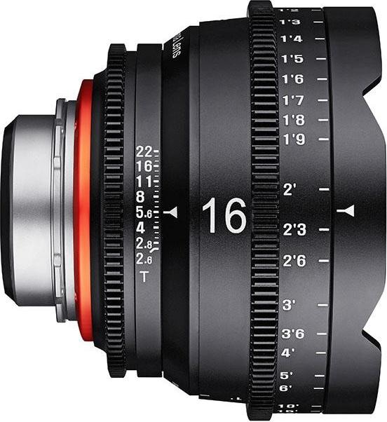 Image du produit Samyang XEEN 16mm T2.6 FF CINE PL (Mètre) (PL, Plein format)