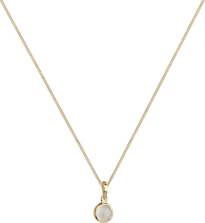 Image du produit Elli mit Mondstein-Anhänger (Argent Sterling, 45 cm)