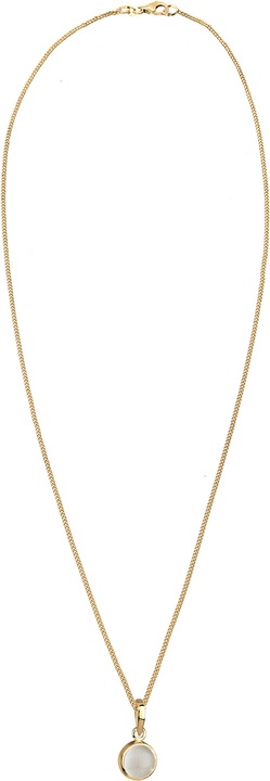 Produktbild Elli mit Mondstein-Anhänger (Sterling Silber, 45 cm)