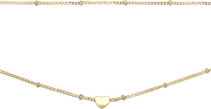 Produktbild Elli Choker Layer-Look Herz Symbol (Sterling Silber, 36 cm)