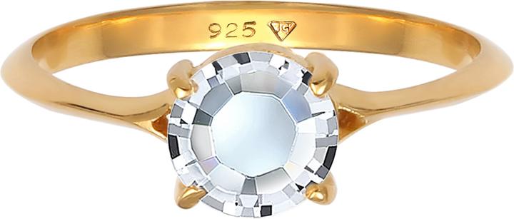 Immagine prodotto Elli Solitärring mit Kristall (58, 925 Argento)