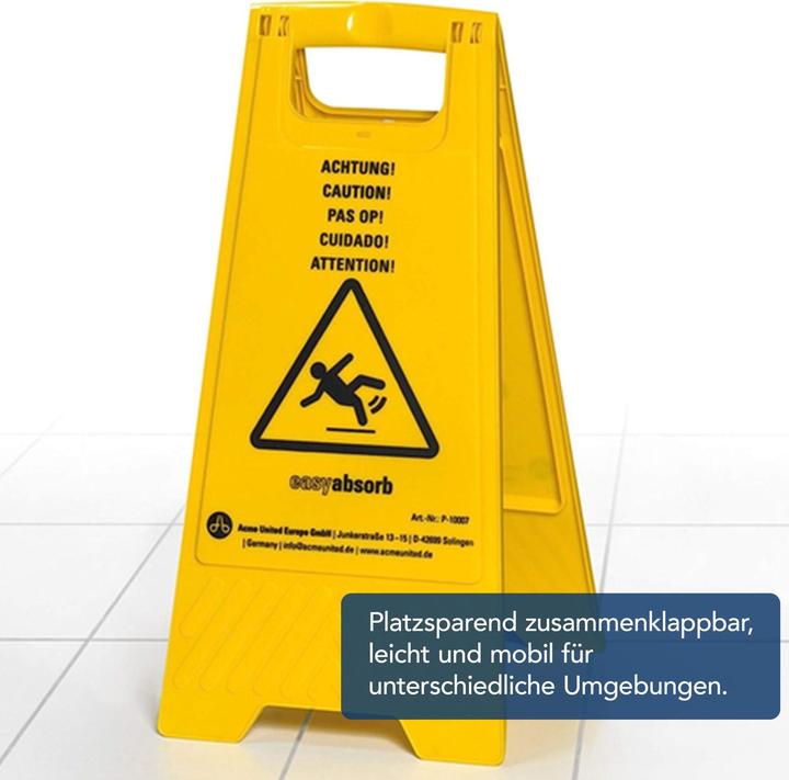 Actual product image Easyabsorb Slip hazard