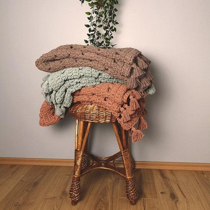 Produktbild Nattiot Gehäkelter Teppich NILA (120 cm)